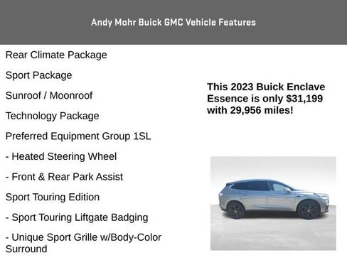Used 2023 Buick Enclave Essence w/ Experience Buick Package FWD image 12