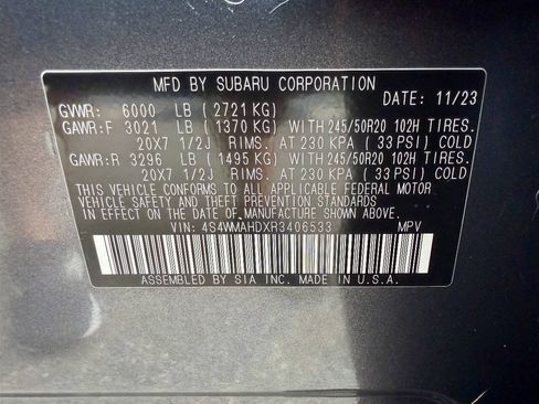 Used 2024 Subaru Ascent Onyx Edition AWD/4WD image 52