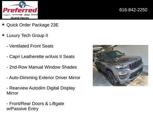 Used 2024 Jeep Grand Cherokee Limited w/ Luxury Tech Group II AWD/4WD image 6