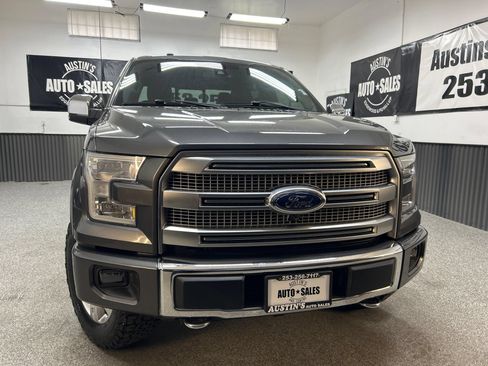 Used 2016 Ford F150 Platinum w/ Equipment Group 701A Luxury AWD/4WD image 2