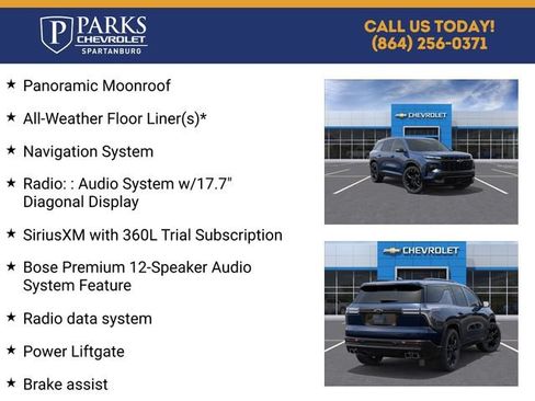 New 2027 Chevrolet Traverse RS FWD image 4