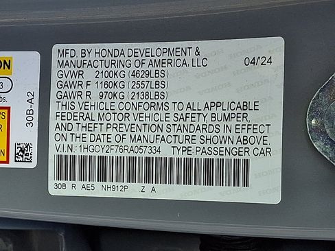 Certified 2024 Honda Accord Sport image 29