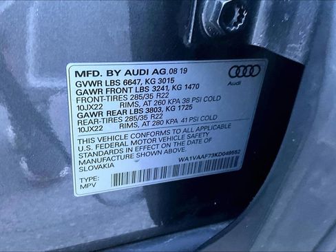 Used 2019 Audi Q7 3.0T Prestige w/ Prestige Package AWD/4WD image 19