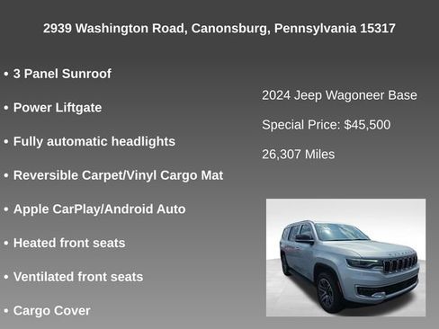 Used 2024 Jeep Wagoneer 4WD w/ Premium Group I image 4