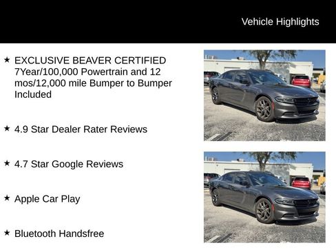 Used 2022 Dodge Charger SXT w/ Blacktop Package RWD image 6