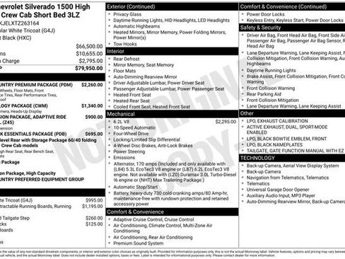 New 2026 Chevrolet Silverado 1500 High Country w/ High Country Premium Package image 5