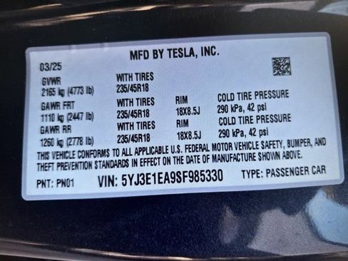 Used 2025 Tesla Model 3 Long Range image 11
