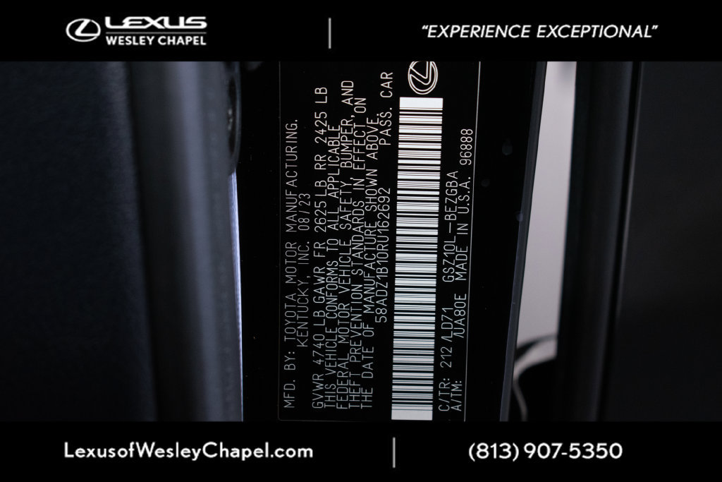 Certified 2024 Lexus ES 350 w/ Premium Package FWD image 25