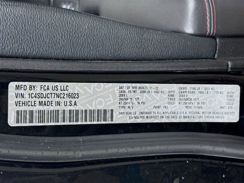 Used 2022 Dodge Durango R/T w/ Blacktop Package image 38