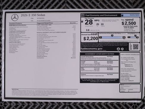 New 2026 Mercedes-Benz E 350 Sedan image 9