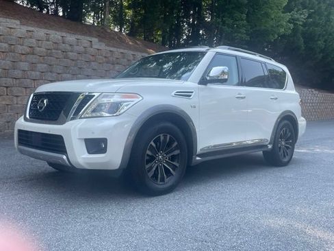 Used 2017 Nissan Armada Platinum w/ Captain Seat Package AWD/4WD image 1