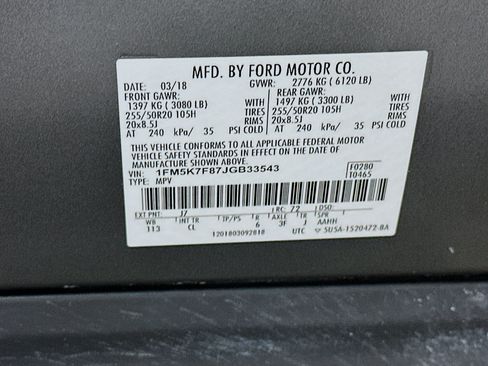 Used 2018 Ford Explorer Limited FWD image 12