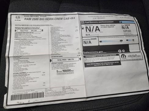 Used 2020 RAM 2500 Big Horn w/ Night Edition image 62