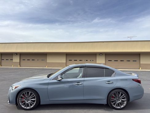 Used 2021 INFINITI Q50 Red Sport 400 w/ All Weather Package RWD image 4