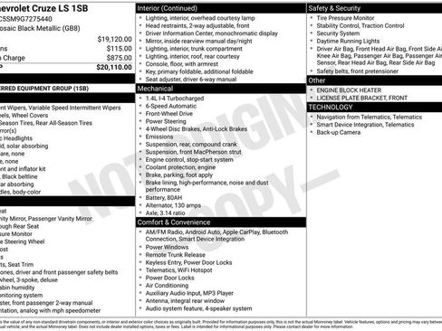 Used 2016 Chevrolet Cruze LS image 14