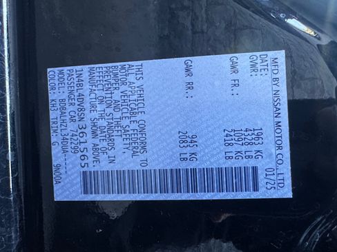 Used 2025 Nissan Altima 2.5 SV FWD image 18