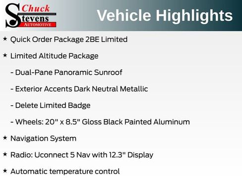 New 2026 Jeep Grand Cherokee Limited w/ Limited Altitude Package AWD/4WD image 11