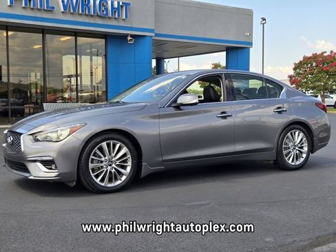 Used 2021 INFINITI Q50 Luxe w/ Seat & Sound Package RWD image 7