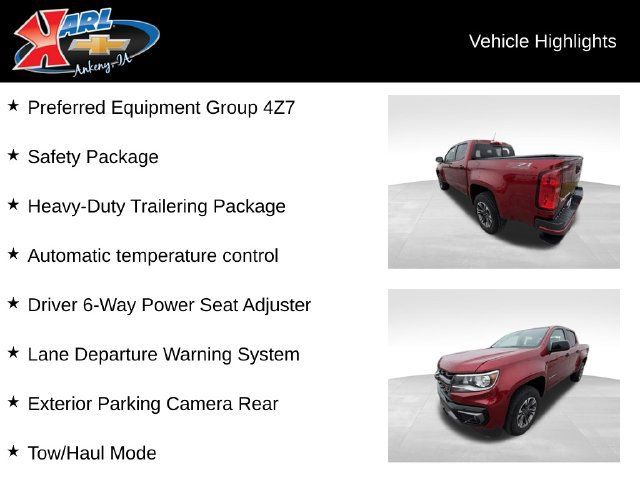Used 2021 Chevrolet Colorado Z71 w/ Safety Package AWD/4WD image 2