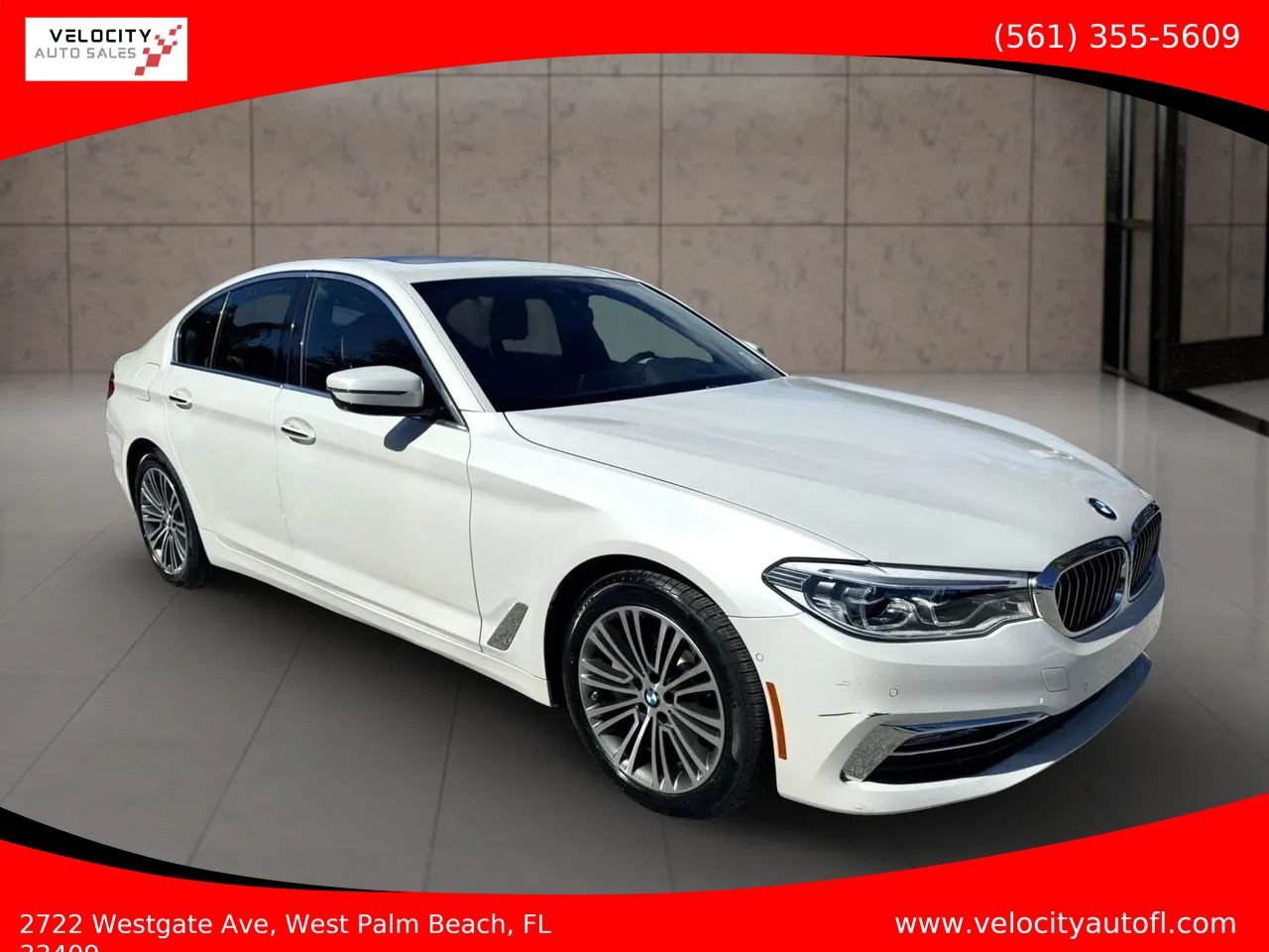 Used 2018 BMW 540i RWD image 1