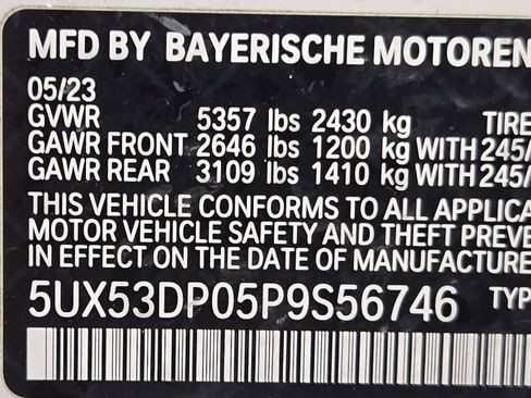 Certified 2023 BMW X3 xDrive30i w/ Convenience Package image 24