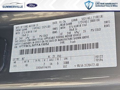 New 2026 Ford F150 XLT w/ Equipment Group 302A MID image 35