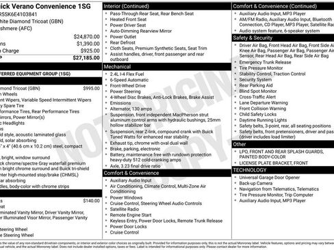 Used 2014 Buick Verano Convenience image 2