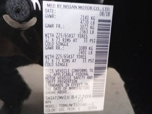 Used 2018 Nissan Rogue S w/ S Value Package image 39