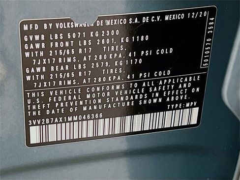 Used 2021 Volkswagen Tiguan SE image 29