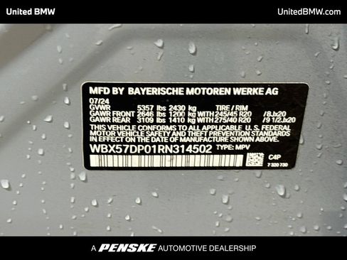 Used 2024 BMW X3 xDrive30i w/ Premium Package w/ZPA AWD/4WD image 15