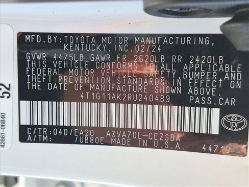 Used 2024 Toyota Camry SE FWD image 24