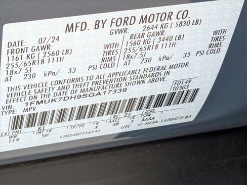 Used 2025 Ford Explorer Active w/ Active Comfort Package RWD image 25