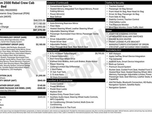 Used 2024 RAM 2500 Rebel w/ Towing Technology Group AWD/4WD image 37