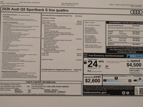 New 2026 Audi Q5 Premium Plus AWD/4WD image 39