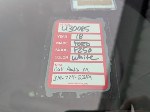 Used 2018 Ford F250 XL w/ Power Equipment Group image 22