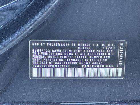 Certified 2021 Volkswagen Jetta S w/ Driver Assistance Package image 37