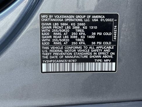 Used 2022 Volkswagen Atlas SE image 29