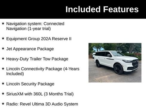 New 2026 Lincoln Navigator Reserve w/ Jet Appearance Package AWD/4WD image 6