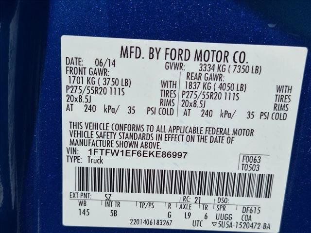Used 2014 Ford F150 FX4 w/ Equipment Group 402A Luxury AWD/4WD image 15