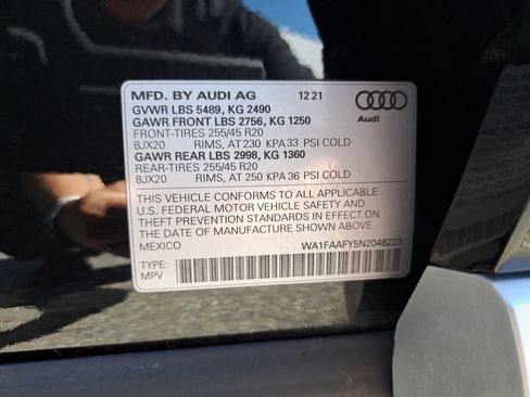 Used 2022 Audi Q5 2.0T Prestige w/ Prestige Package image 41