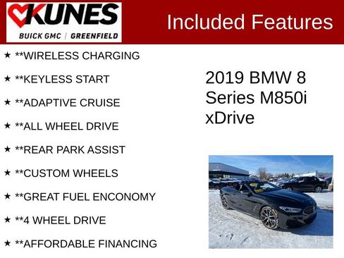 Used 2019 BMW M850i xDrive Convertible image 3