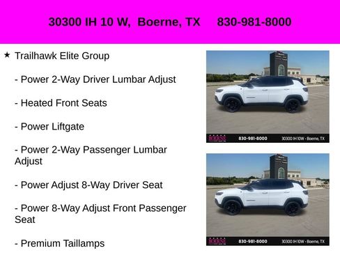 Used 2023 Jeep Compass Trailhawk w/ Trailhawk Elite Group AWD/4WD image 18