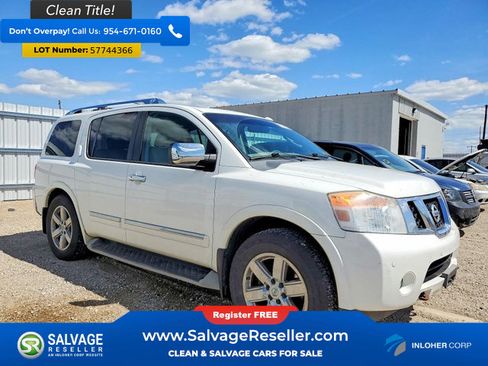 Used 2011 Nissan Armada Platinum w/ 2nd Row Captain Seat Pkg AWD/4WD image 5