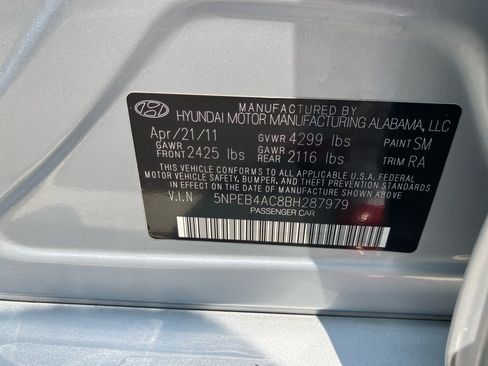 Used 2011 Hyundai Sonata GLS w/ Popular Equipment Pkg 2 FWD image 39