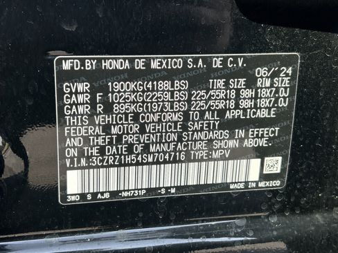 Certified 2025 Honda HR-V Sport image 36