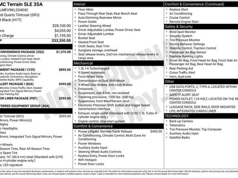 Used 2019 GMC Terrain SLE w/ Driver Convenience Package FWD image 3