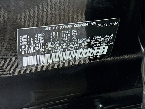 Certified 2025 Subaru Legacy Base image 33