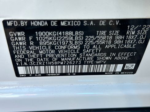 Used 2023 Honda HR-V Sport image 28