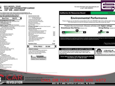 Used 2023 RAM ProMaster 2500 FWD image 9