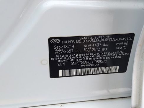 Used 2015 Hyundai Sonata Sport w/ Option Group 04 image 23